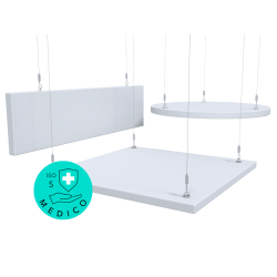 Продукция Панель акустическая Акустилайн Медико Baffle (1,2м x 1,2м х 40мм) Квадрат в Москве